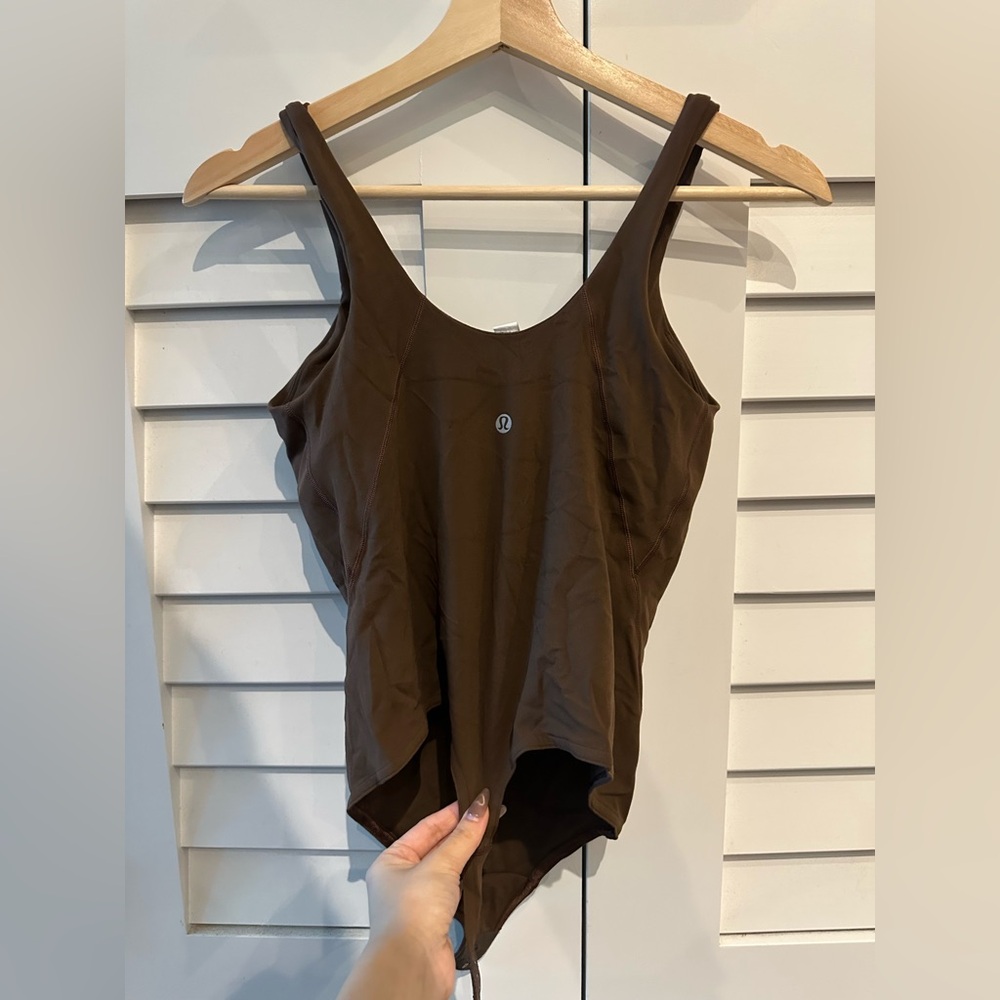 Lululemon NEW Align Bodysuit in Java Size 6 - Picture 11 of 12